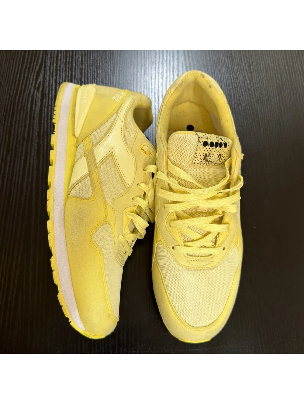 Size 10.5 US Men’s Diadora N92 Men's Sneakers In Pale Yellow